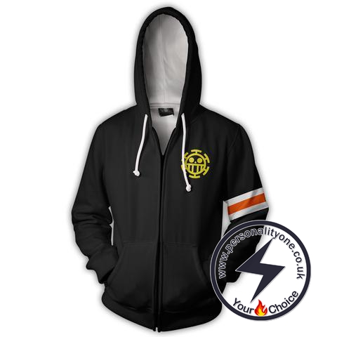 One Piece - Trafalgar Law Corazon ZipUp - Hoodies Jackets